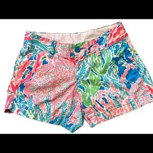 Lilly Pulitzer Floral Print Callahan Shorts
